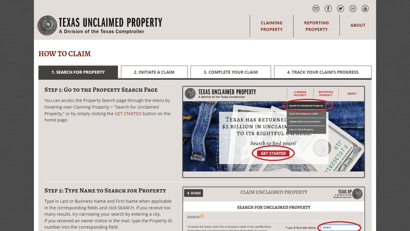 Texas' Official Unclaimed Property Site - Texas Comptroller - Texas.gov